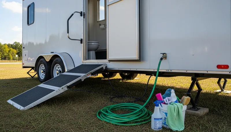 Construction compliance and porta potty placement in Frisco TX